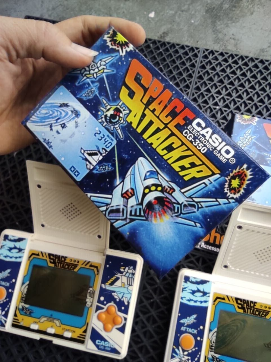 CASIO - CASIO スペースアタッカー  ゲーム Casio Space Attacker LCD Game Vintage Video Game CG-350 Rare
