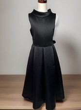 Cinderella Couture satin Girl Sz 12 black Flower Girl Pageant wedding Christmas