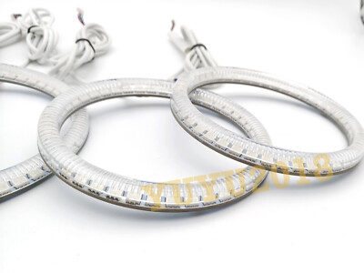 RGB LED halo rings for Kawasaki Ninja ZX12R 00-05 headlight