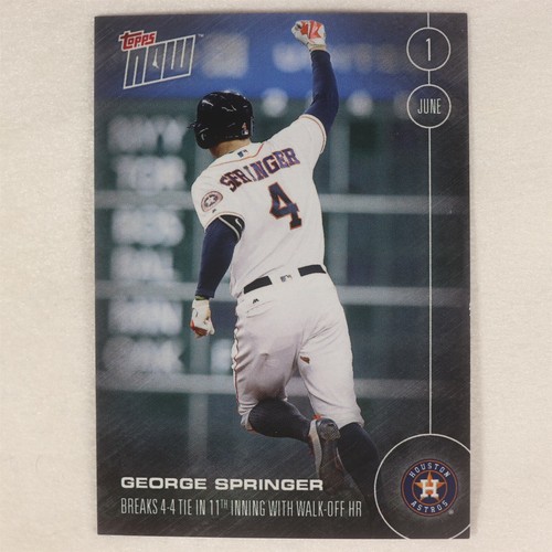 2016 Topps Now 118 George Springer