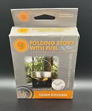 UST Folding Pocket Stove For Outdoor Camping And Survival Portable NIOB