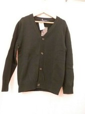 NWT BROOKS BROTHERS FLEECE Boys V Neck Cardigan Sweater Green Small S 4 6