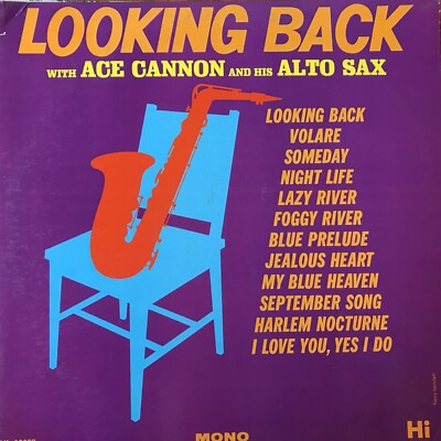 #ad #ad Looking Back Alto Sax Ace Cannon Mono HL 12008 Hi Records Album PET RESCUE $13.05