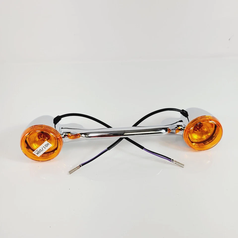 Luz intermitente intermitente cromada trasera cromada FLSTN Softail OEM 68969-05 Foto 2 de 4