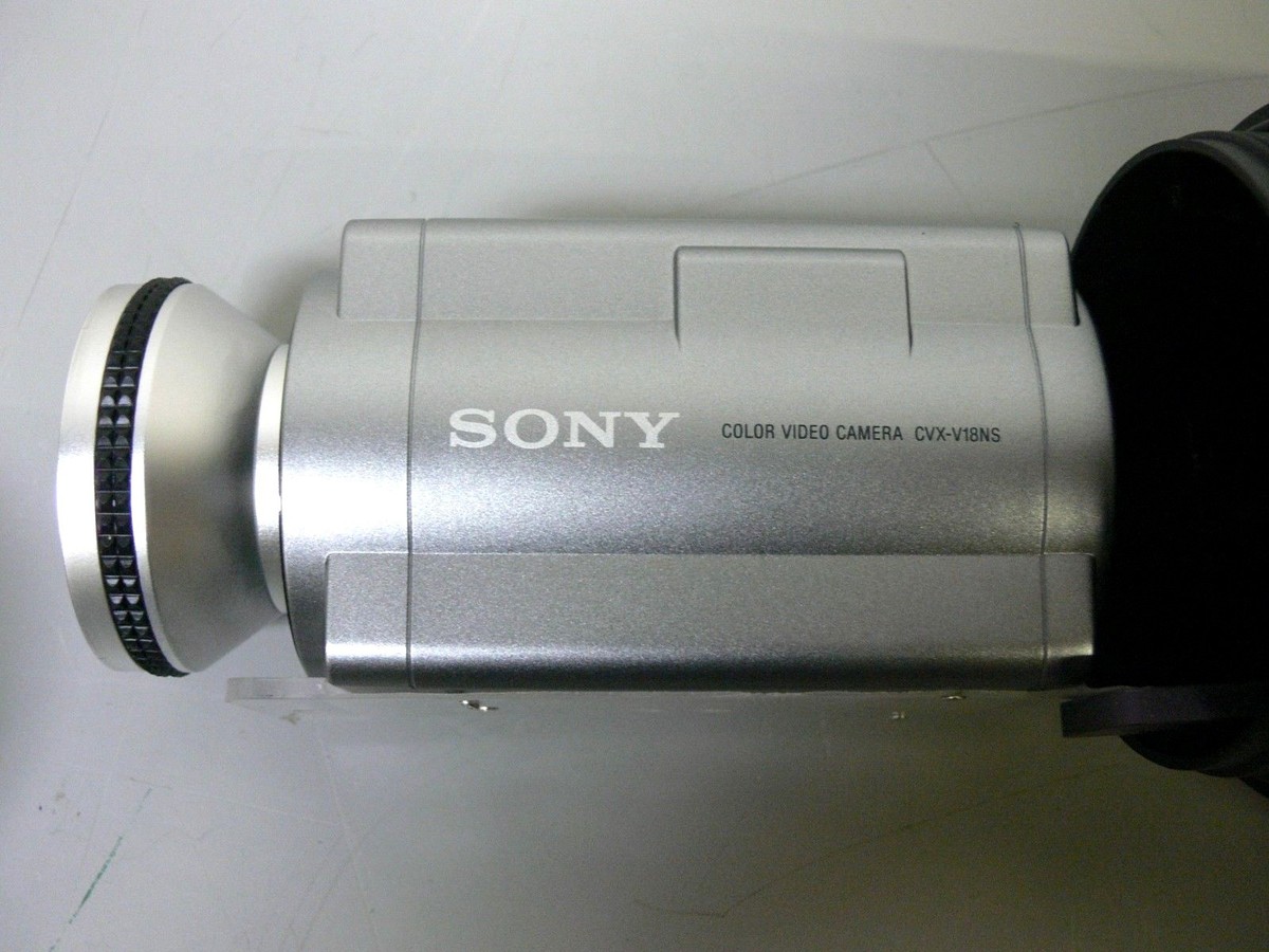 Sony Color Video Camera CVX-V18NS w/ Kenko Digital Wide 0.5x