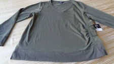 Simply Vera Vera Wang Women green - Sweatshirt size XXL 2XL - NEW TAG $44.00