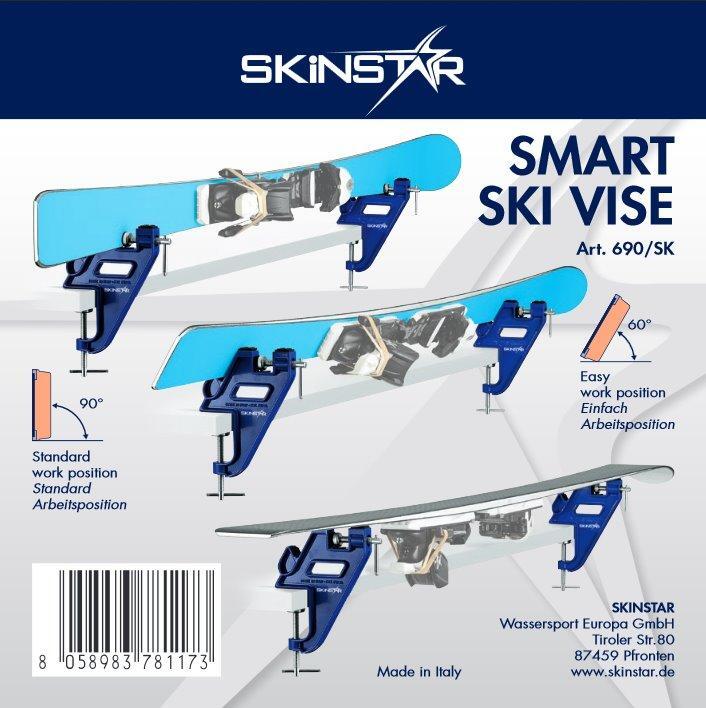Étau De Ski Skinstar Smart Ski Vise – Compact, Léger, Compatible Tous Types De Skis – Fabrication Italienne