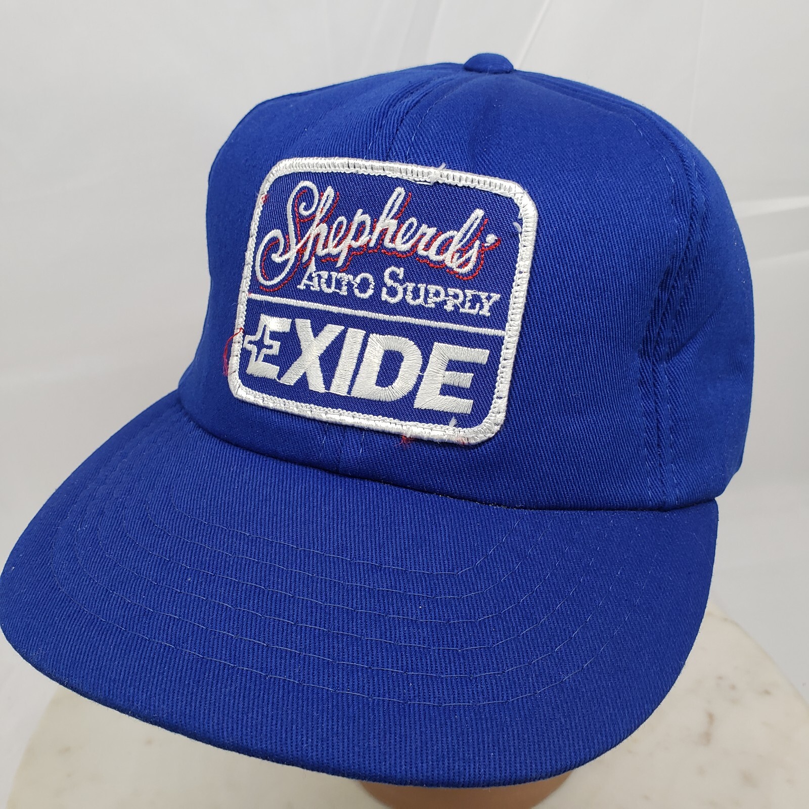 Exide Technologies Hat Patch Logo Cap Blue Shephe… - image 6