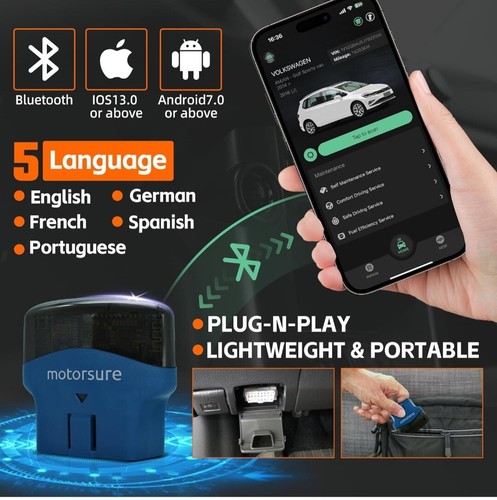 Bidirectional OBD2 Scanner Bluetooth Diagnostic All System Scan Tool Car Code... - Picture 7 of 7