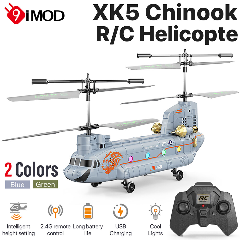 XK5 Chinook RC Helicopter Remote Control 3.5CH 2.4G Smart Height