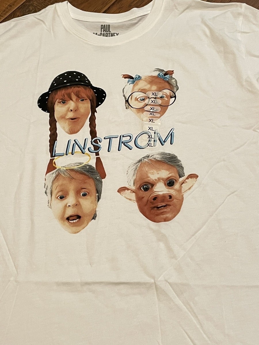 Paul McCartney Official Linstrom XL Graphic T-shirt, A32-595 | eBay