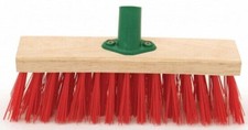 Charles Bentley Outdoor Builders Garden Red PVC Stiff Brush Head - 11"/30cm