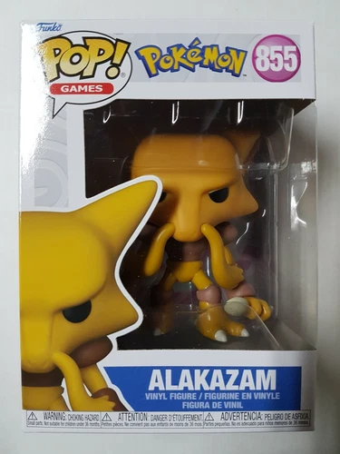 Funko Pop Pokemon #855 Alakazam Figure Brand New