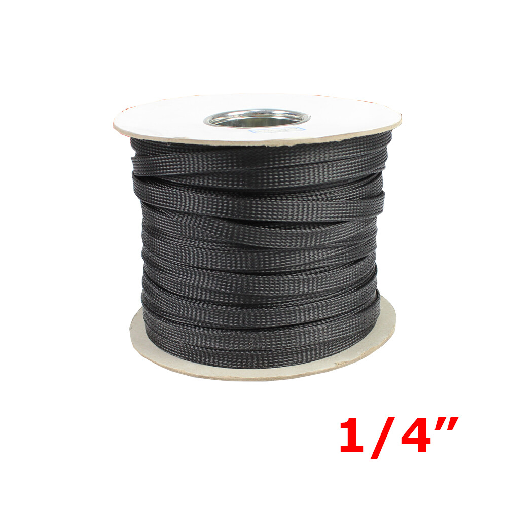 Braided Wire Loom Mesh Automotive Cable Sleeve PET Expandable Braid