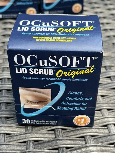 OCuSOFT Lid Scrub Original vorbefeuchtete Pads für gereizte Augenlider Ablaufdatum 9/25 3er-Packung - Bild 16 von 16