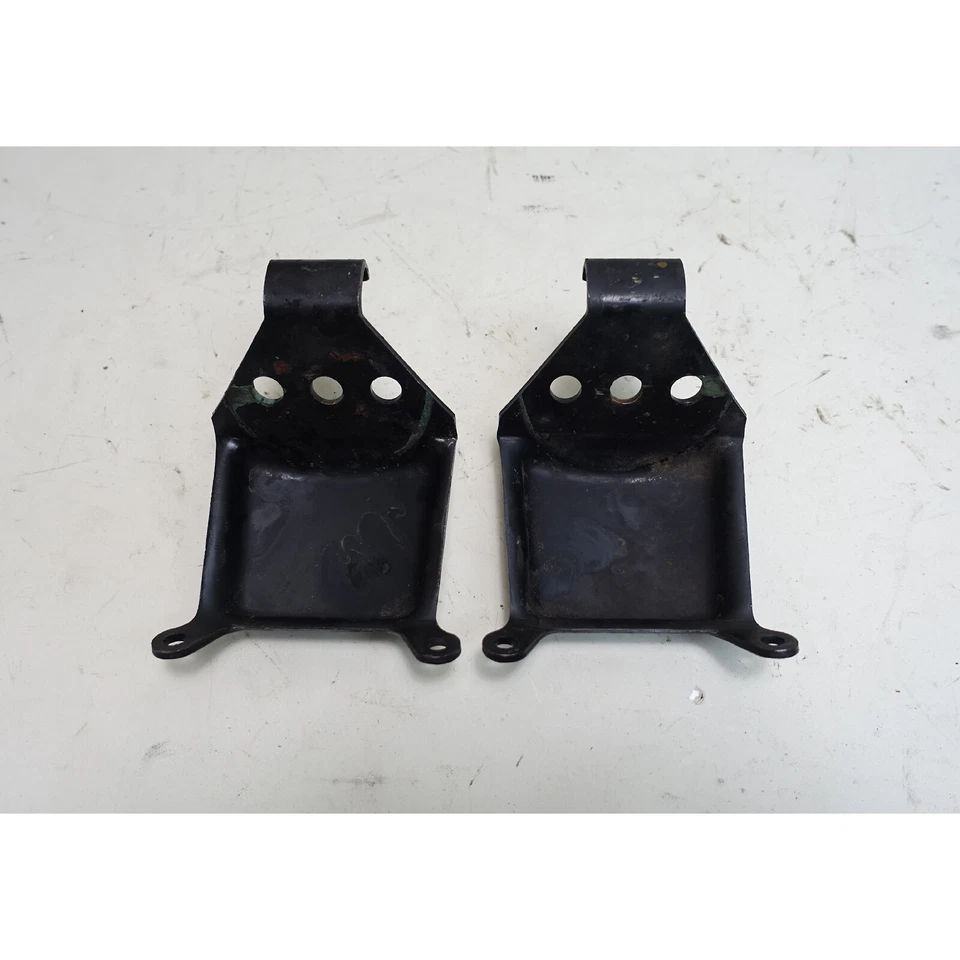 1984-1993 BMW E30 325i 325e Engine Motor Mount Damper Catch Cover Pair OEM - Image 3 of 3