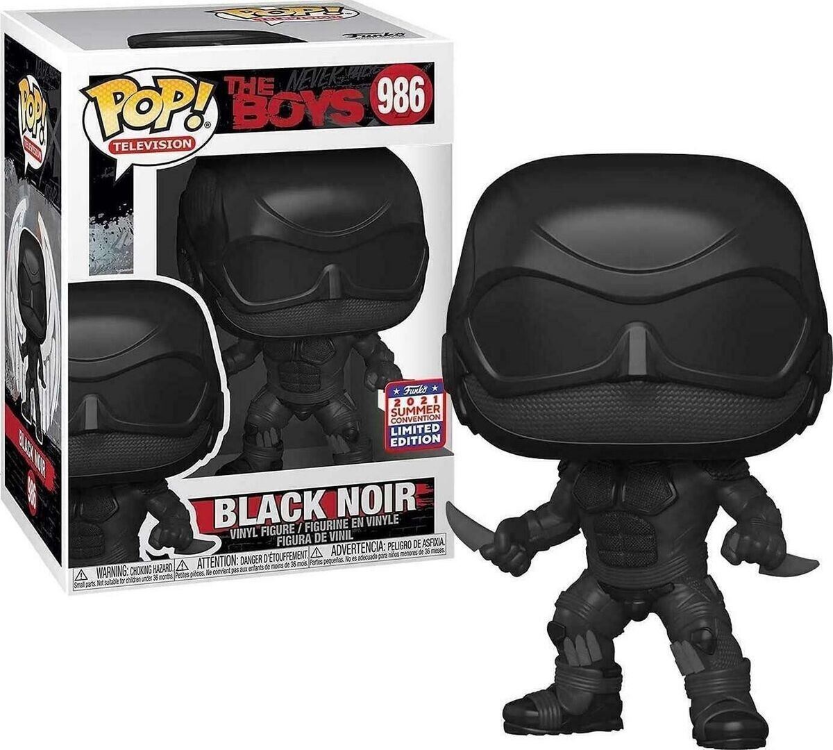 Funko POP! The Boys Black Noir #986 Limited Edition Vinyl
