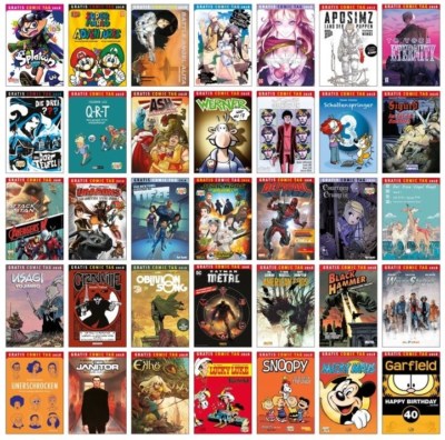 GRATIS COMIC TAG 2018 Auswahl