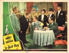 It Ain't Hay (1943) - Lobby Card - Abbott & Costello - Shemp Howard - 3 Stooges