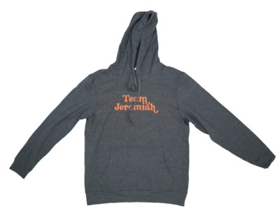 Amazon Prime Team Jeremiah Dark Gray Hoodie Pullover Sweatshirt Turned Pretty M