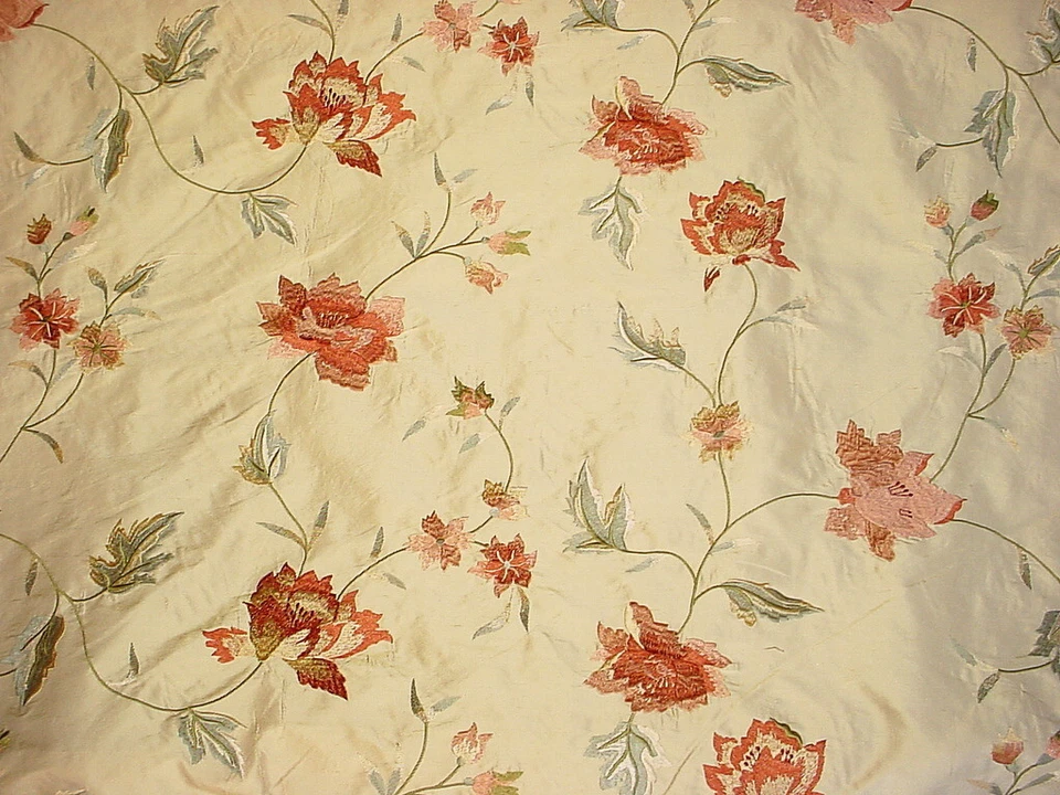 Tela de tapicería floral narciso seda craydon Kravet Lee Jofa 9-1/8 años Foto 2 de 4