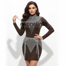 Medieval Aluminum Chainmail Top Skirt Set Viking LARP Cosplay Armor Costume Wear