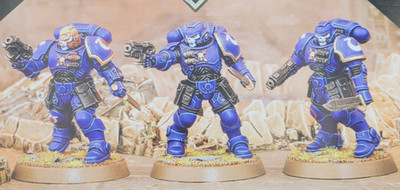 Warhammer 40k Primaris Space Marines: 3x Reiver ( Ohne Bases ) - OOP - RAR!