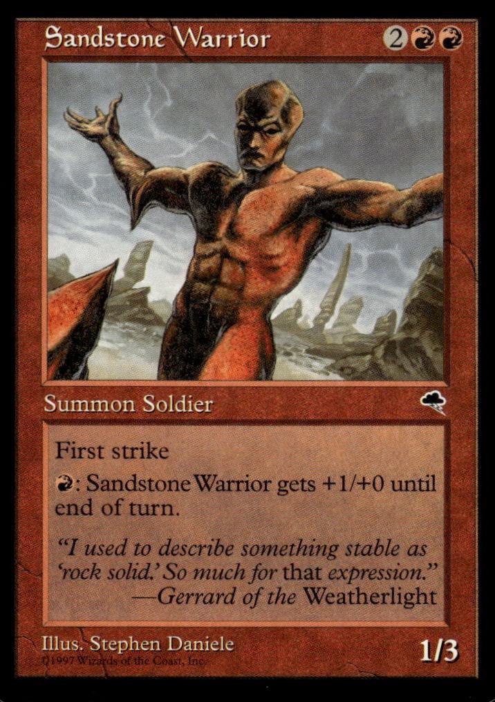 Tempest #199 Sandstone Warrior