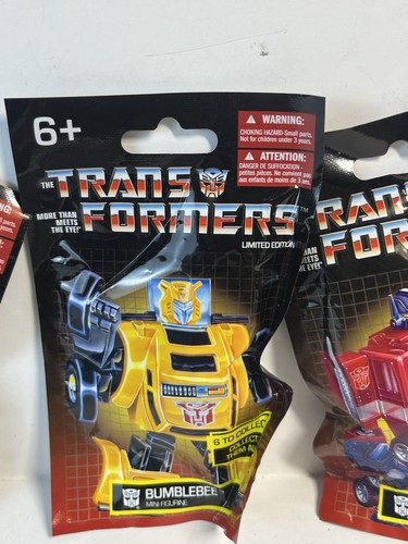 G1 Transformers  Lot Of 5 Dollar Tree Poly Bagged 2" Mini Figures  2019 Autobot - Picture 3 of 7