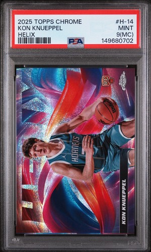 2025 Topps Chrome Kon Knueppel Base (PSA 9)