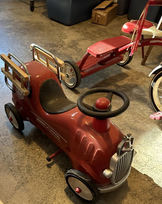 Vintage Radio Flyer Fire Engine Car | eBay