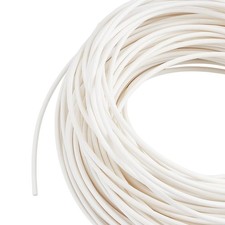 43.7 Yards Upholstery Firm Plastic Foam Welt Cord Piping 3mm White PVC Solid