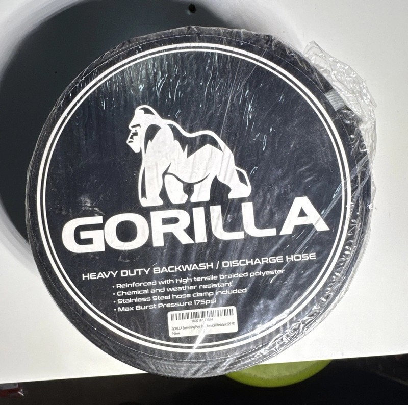 Gorilla Heavy Duty Backwash/Discharge Hose Reinforced Weather Resistant