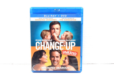 The Change-Up - Blu-ray/DVD , UNRATED GOOD USED- FAST FREE SHIPPING !!!