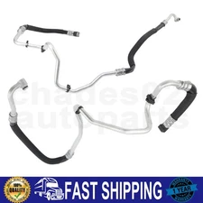 2x Engine Oil Cooler Hose Pipe Fit For BMW F 10 F06 F12 F13 F02 535i 640i 740Li