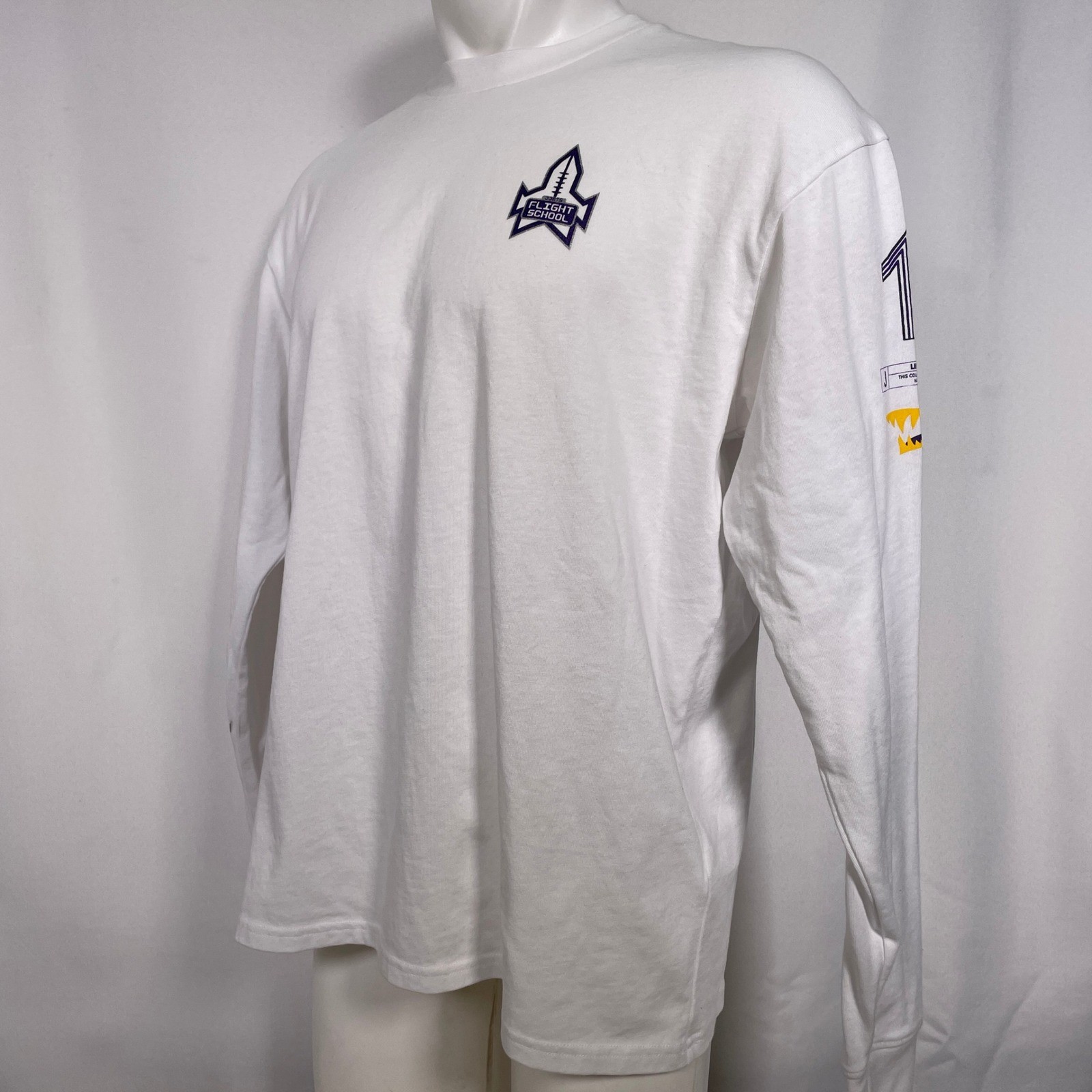 Justin Jefferson JJets Flight School Camp UA NExt Longsleeve T-Shirt Mens MEDIUM image 5