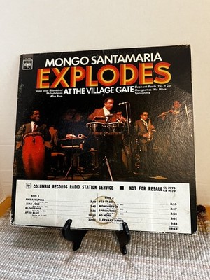 MONGO SANTAMARIA EXPLODES AT THE VILLAGE GATE 1967 1ST PRESS PROMO LP AFRO CUBAN