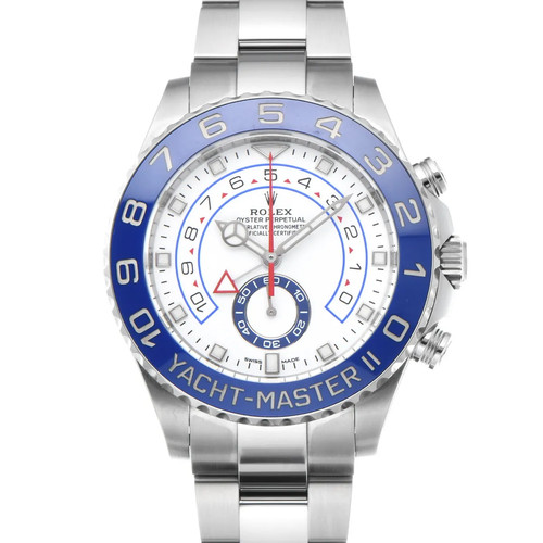 Rolex Yacht-Master II 116680 44mm Stainless Steel White Wristw...