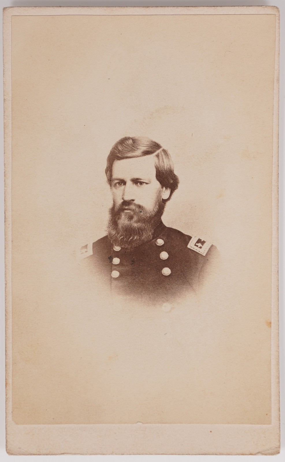 Antique CDV G.W. Tomlinson General Oliver Otis Howard Civil War Uniform Portrait