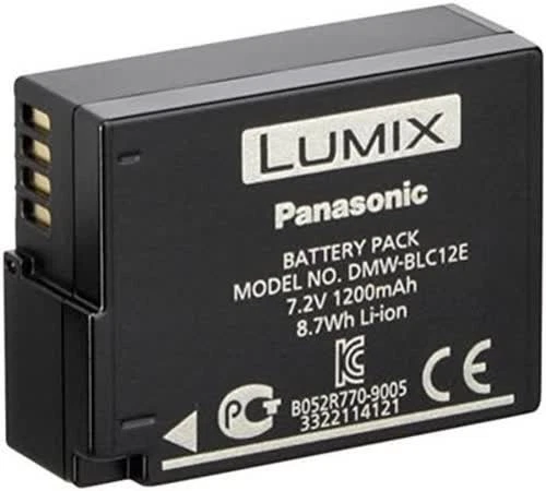 Panasonic LUMIX DMW-BLC12E Li-Ionen Akku Kamera GH2 G5 FZ200 GX8 7,2V 1200 mAh - Bild 2 von 3