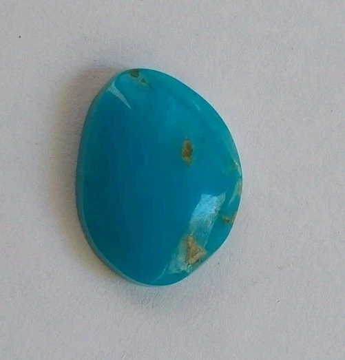 58.50 Ct Natural Turquoise Cabochon - Oval Persian Beauty Loose Gemstone - Unbranded