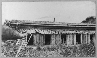 #ad Log Cabin BuildingHot SpringsAlaskaAKUnited States1900 1916Exterior View $9.99