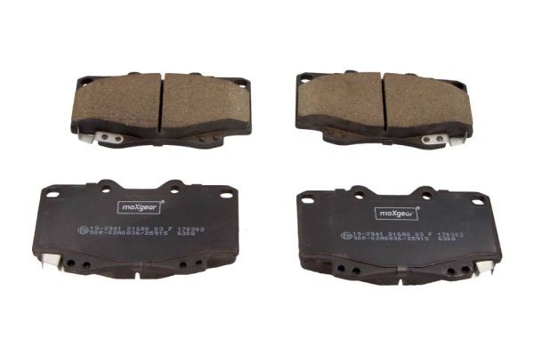 Original Maxgear Bremsbelagsatz Scheibenbremse 19-2941 FüR Toyota-image