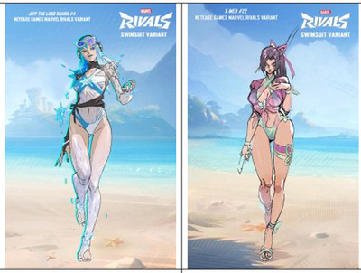 Marvel RIVALS Swimsuit Variant X-Men #22 & Jeff the Land Shark #4 SET Lot 2025