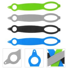  4 Pezzi Cinghia Porta Bottiglie Silicone Acqua per Bici Ciclismo Grip Band