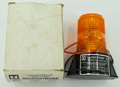 TOMAR ELECTRONICS Microstrobe III Light 470-1280 Amber NEW in Box