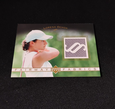 2003 Upper Deck Lorena Ochoa Fairway Fabrics #FF-LO Rookie