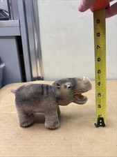 Vintage Steiff Hippo Stuffed Animal