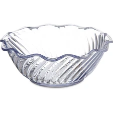 Carlisle 453307 13 Oz. Clear Tulip Bowl - 24 / CS