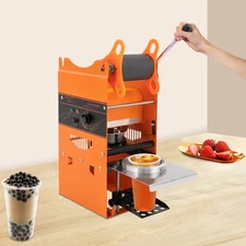 Manual Cup Sealing Machine Electric Bubble Tea Cup Sealer 300 Cups/h 110V 300W